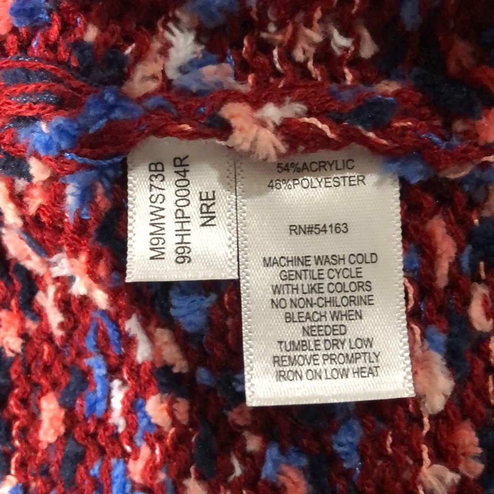 Multicolored comfy button down sweater - Picture 6 of 6
